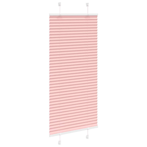 Plisserad persienn rosa 55x100cm tyg bredd 54,4cm polyester