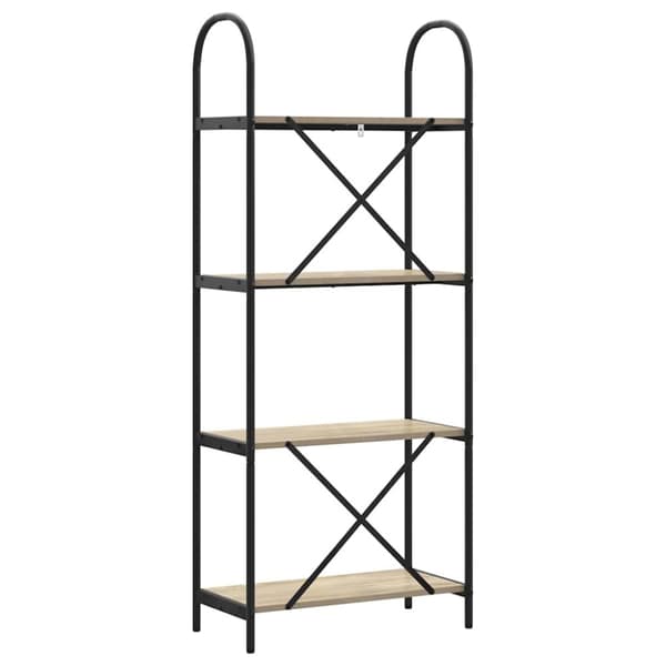 Hyllsystem Sonoma-ek 60 x 30 x 146 cm Konstruerat trä
