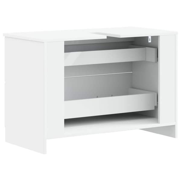 Badrumsskåp med handfat UTRECHT Vit 82 x 41 x 56 cm