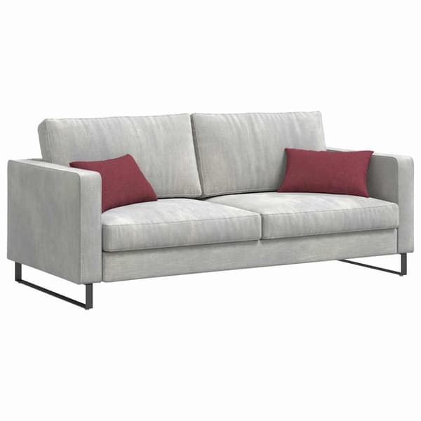 Sofakuddar 2 pcs Vinröd 50 x 30 cm tyg