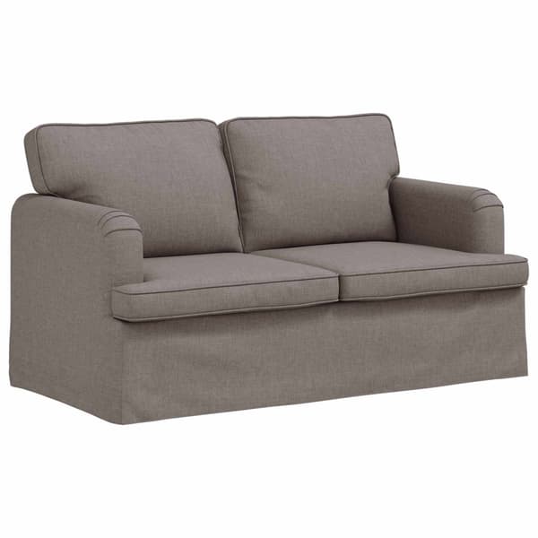 Soffa Taupe 144 x 80 x 85 cm tyg