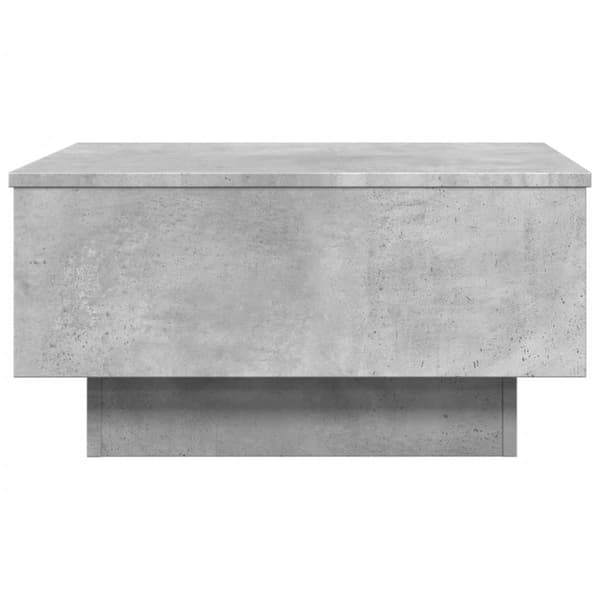 Soffbord betonggrå 60x45x31 cm konstruerat trä