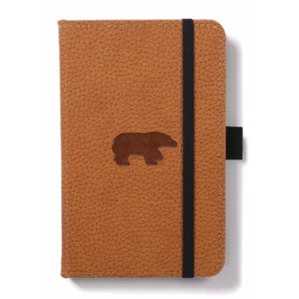 Dingbats A6 Pocket Wildlife Brown Bear Notebook - Plain