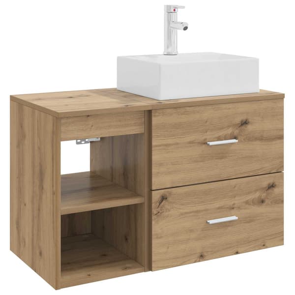 Badrumsmöbelset 2 pcs Artisan-ek Konstruerat trä