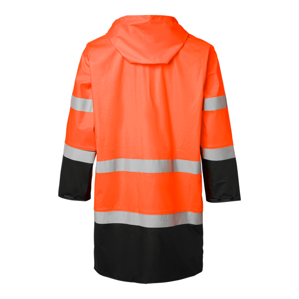 181 Rain Coat Hi-Vis Fluorescent orange/black Unisex