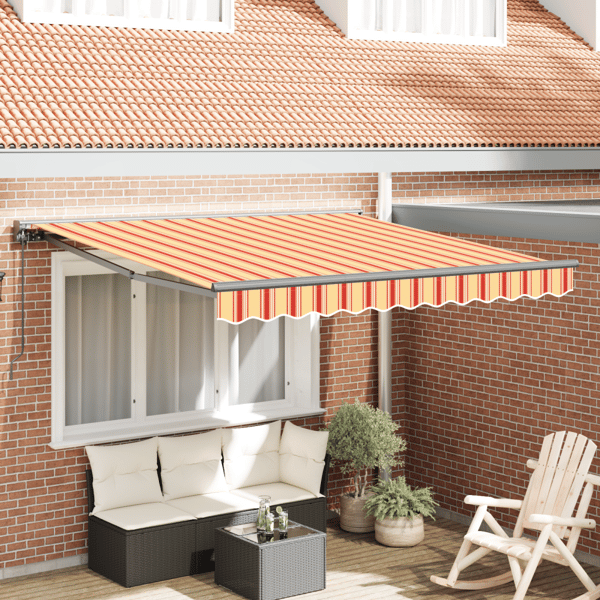 Markisram Flerfärgsdesign 350 x 250 cm