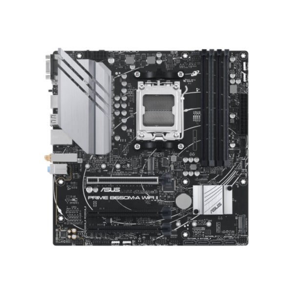 ASUS PRIME B650M-A WIFI II - moderkort - micro ATX - Socket AM5 - AMD B650