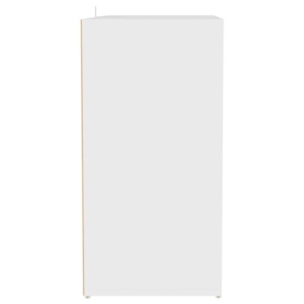 Skoskåp vit 60x35x70 cm konstruerat trä
