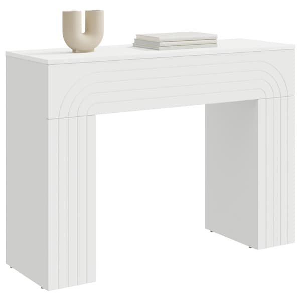 Kaffeebord Vit 102 x 35 x 75 cm Konstruerat trä