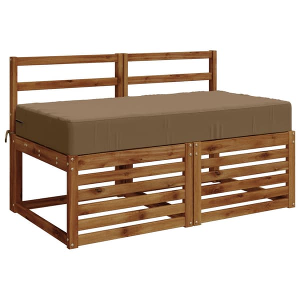Sittkudde SOEST 100% Polyester Taupe 120 x 80 x 15 cm