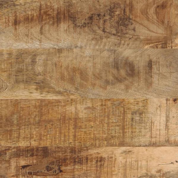 Sängbord 2 st 40x40x50 cm massivt grovt trä mango