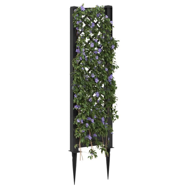 Trellis med spik Antracit 43 x 6 x 165 cm PP
