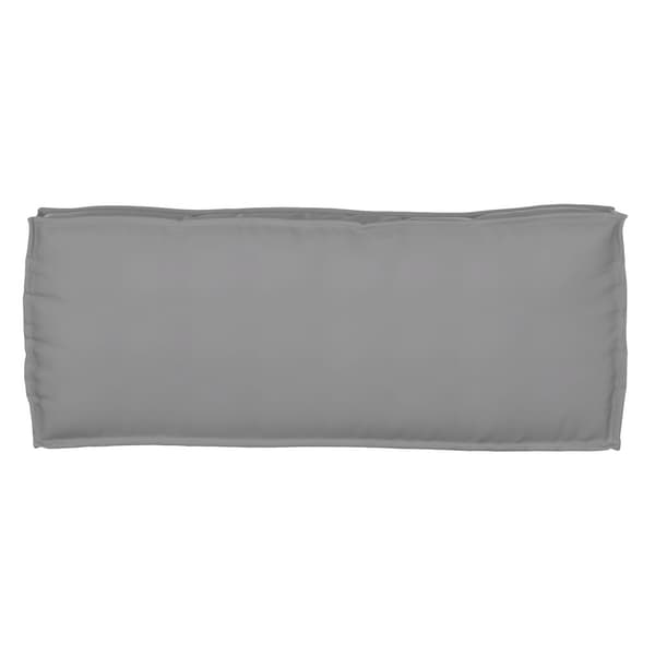 Kudde Grå 100 x 40 x 8 cm Oxford Tyg