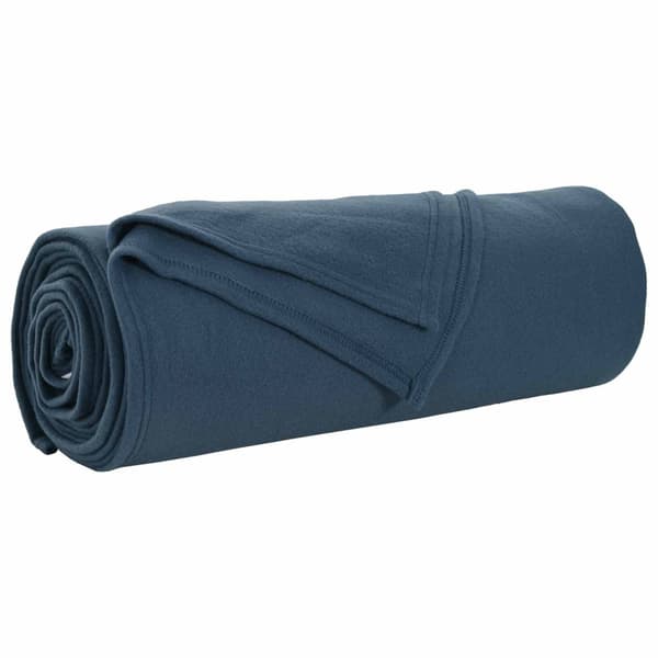 Filtar 6 pcs Mörkblå 280 x 210 cm Fleece