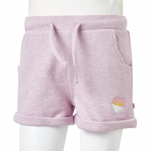 Barnshorts med snöre blandad lila116