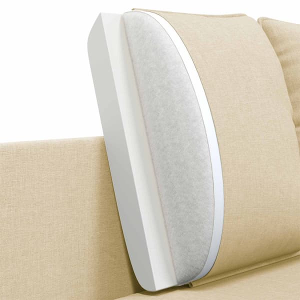 2-sits soffa Gräddvit 188 x 81 x 89 cm Tyg
