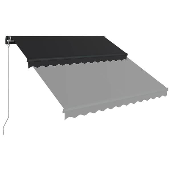 Markis manuellt infällbar 300x250 cm antracit