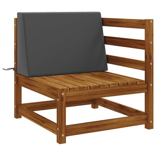 Ryggkudde SOEST 100% Polyester Antracit 60 x 20 x 40 cm