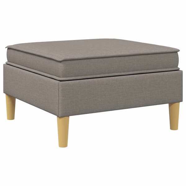 Soffpuff med förvaring Taupe Tyg
