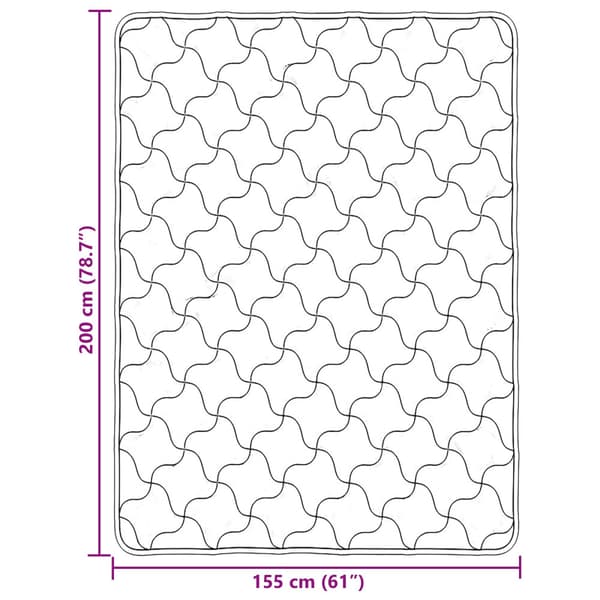 Full Års-Duvet Quiltad Antracit 155 x 200 cm