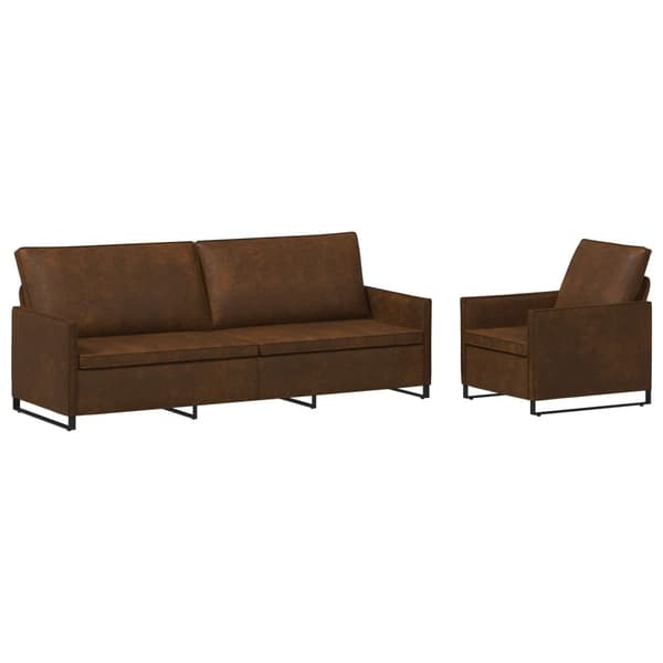 Soffset 2 st Brun Faux mockatyg