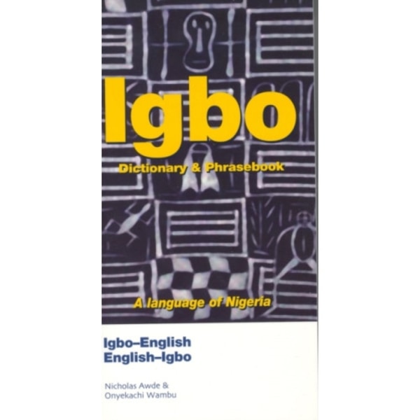 Igbo-English/English-Igbo Dictionary & Phrasebook (häftad, eng)