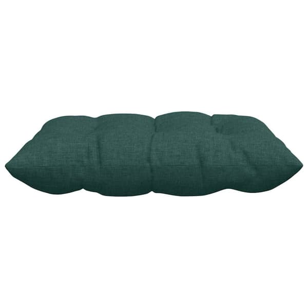 Sittkuddar 4 pcs Mörkgrön 40 x 40 x 6 cm tyg