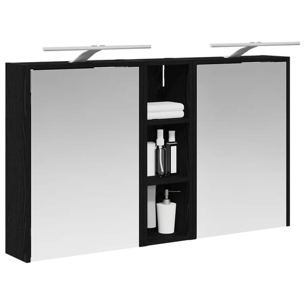 Badrumsskåpsset 3 st 106 x 16 x 62,5 cm Konstruerat trä