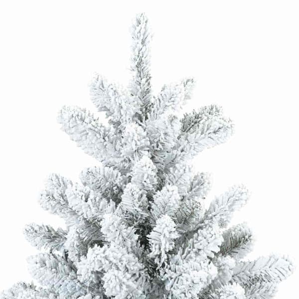 Plast Hingad Julgran Vit 240 cm PVC och stål