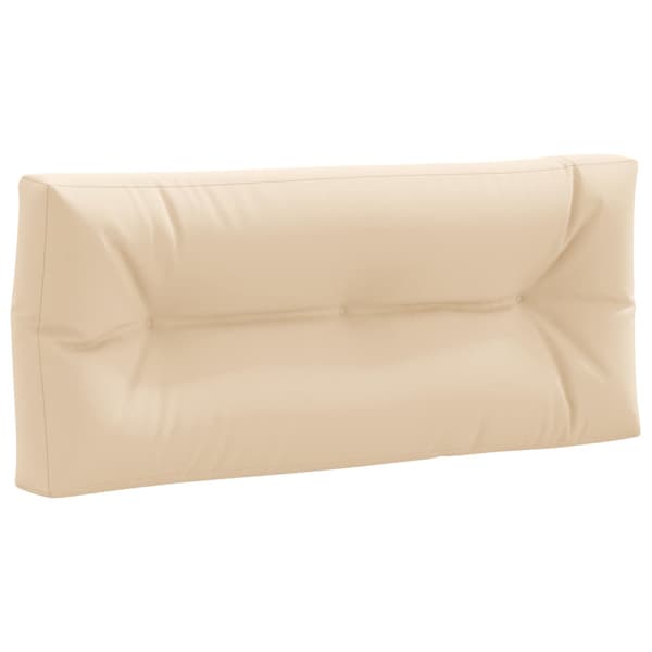 Pallryggkudde VIANEN 100% Polyester Gräddvit 120 x 50 x 12 cm