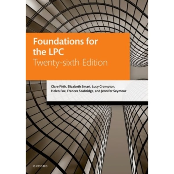 Foundations for the LPC (häftad, eng)