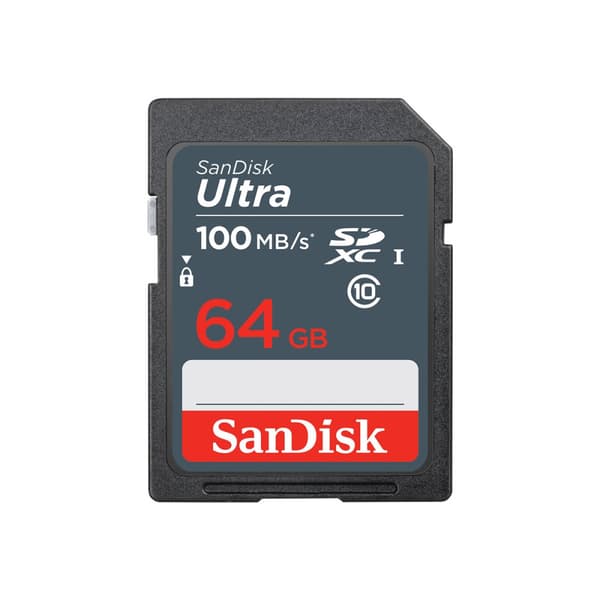 SanDisk Ultra - flash-minneskort - 64 GB - SDXC UHS-I