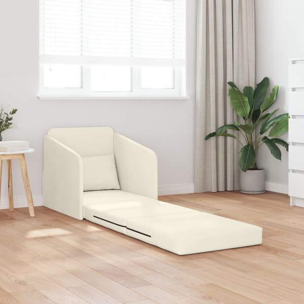 Soffsäng Kräm 65 x 80 x 83 cm Sammet