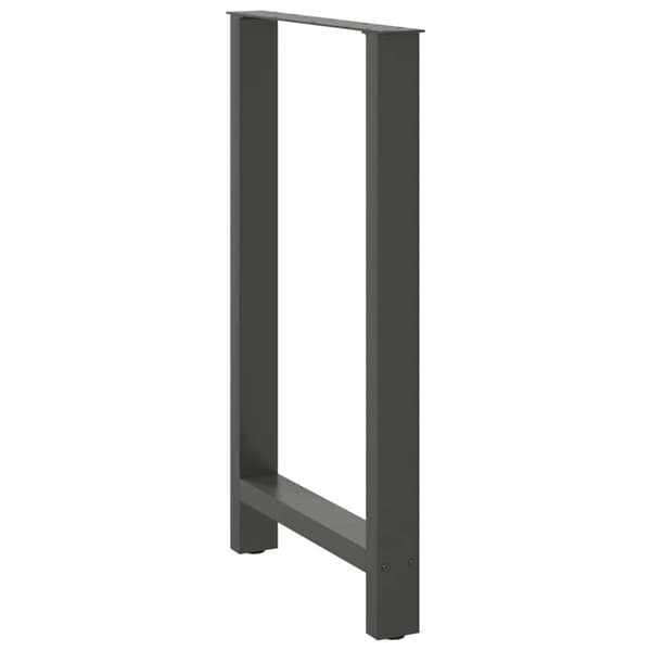 Barbordsben antracit 2 st 60x(100-101) cm stål