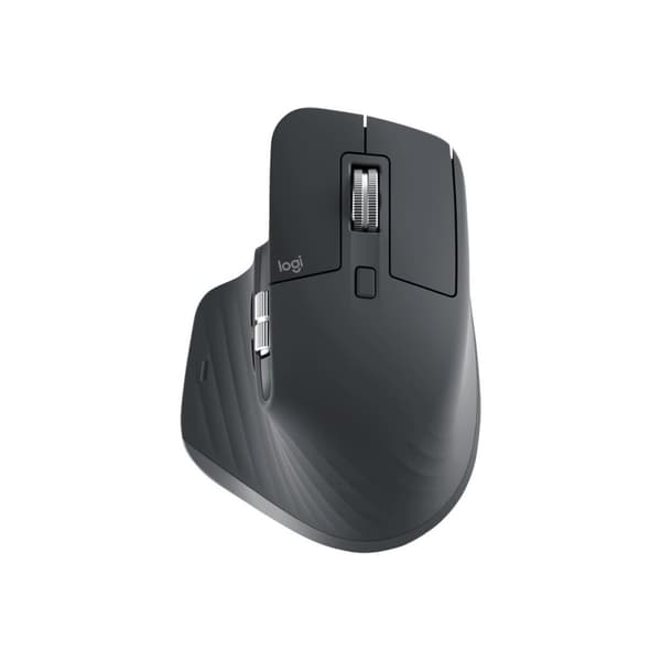 Logitech Master Series MX Master 3S - mus - 2.4 GHz, Bluetooth - grafit