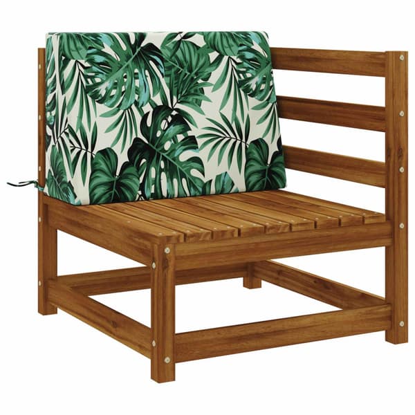Ryggkudde SOEST 100% Polyester Bladmönster 60 x 20 x 40 cm