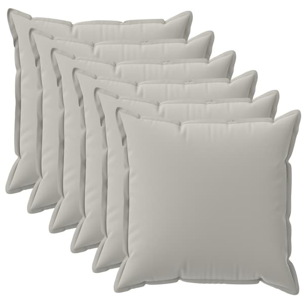 Kudde med kudde HOUTEN 6 st Grå Polyester