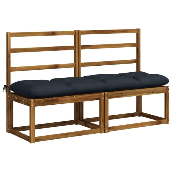 Bänk kudde VIANEN 100% Polyester Mörkblå 160 x 40 x 12 cm