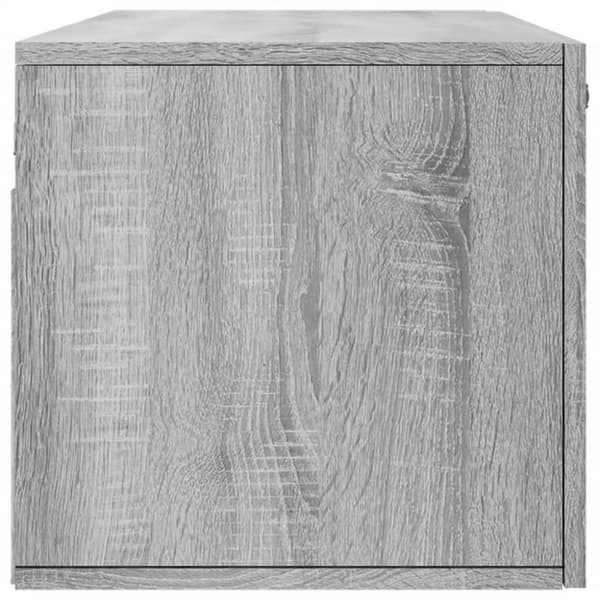 Väggskåp grå sonoma 100x36,5x35 cm konstruerat trä
