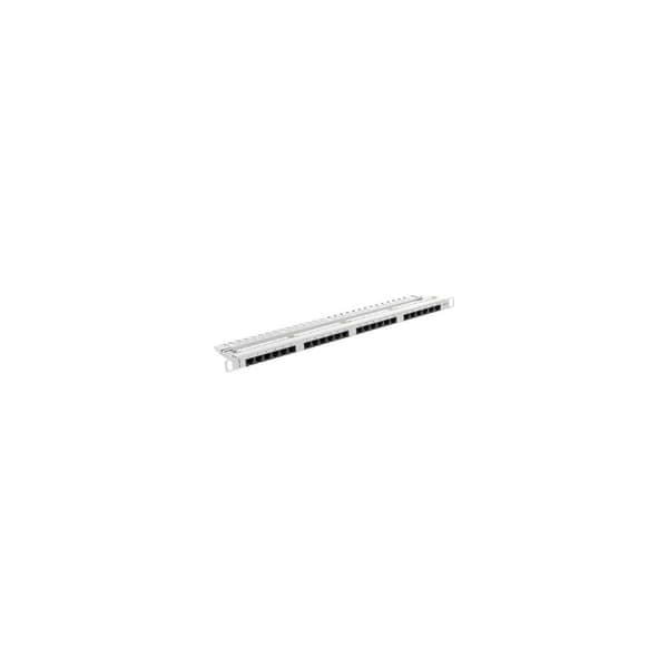 Lanberg PPU6-0024-S - patch-panel - 0.5U - 19"
