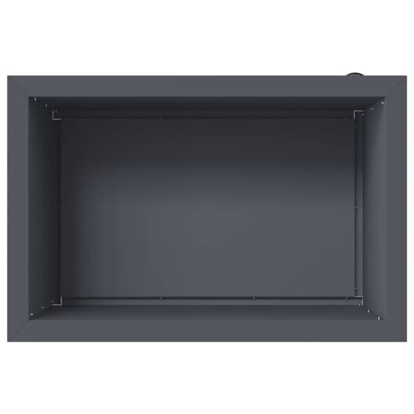 Odlingslåda med LED Antracit 40 x 60 x 40 cm Stål
