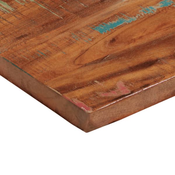 Bordsskiva 80x30x3,8 cm rektangulär massivt återvunnet trä