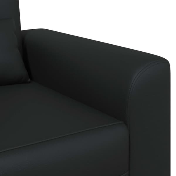 Fåtölj Svart Konstläder