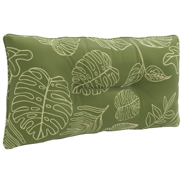 Ryggkudde PUTTEN 100% Polyester Bladdesign 80 x 40 x 10 cm
