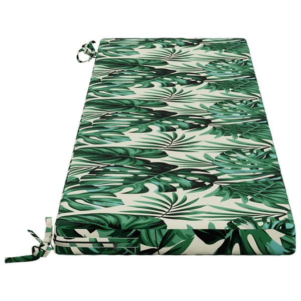 Bänk kudde SOEST 100% Polyester Bladmönster 140 x 40 x 5 cm
