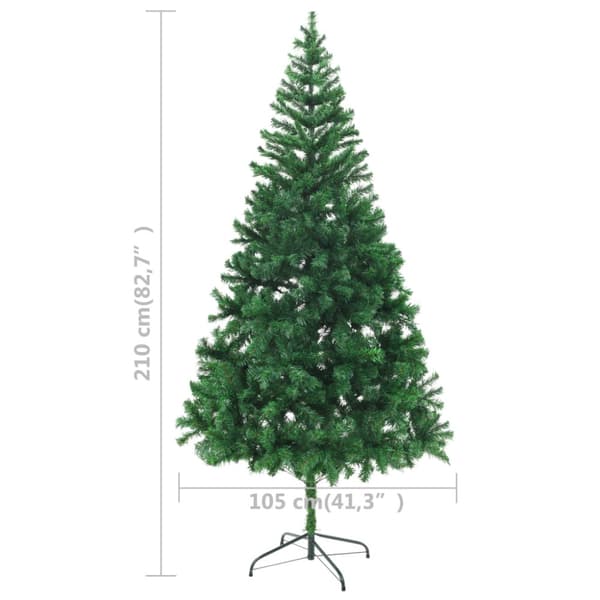 Plastgran med stålfot 210 cm 910 grenar