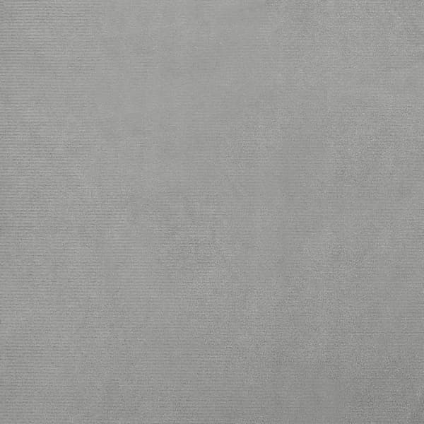 Hundbädd ljusgrå 60x40x30 cm sammet