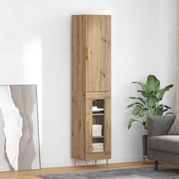 Skåp 2 pcs Artisan Ek Konstruerat trä