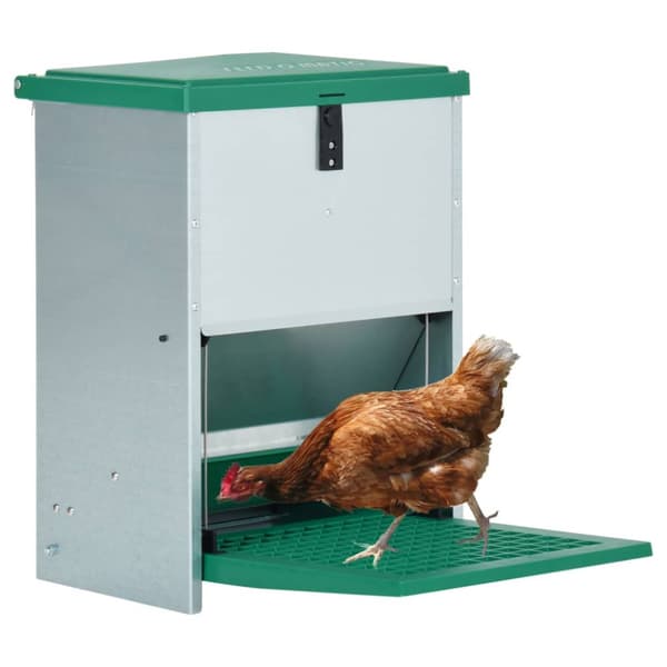 Foderautomat för fjäderfä med pedal 12 kg
