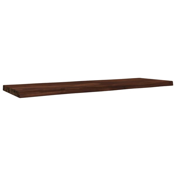 Rektangulärt Bordsskiva 90 x 50 x 3,5 cm Rektangulär Mörkbrun
